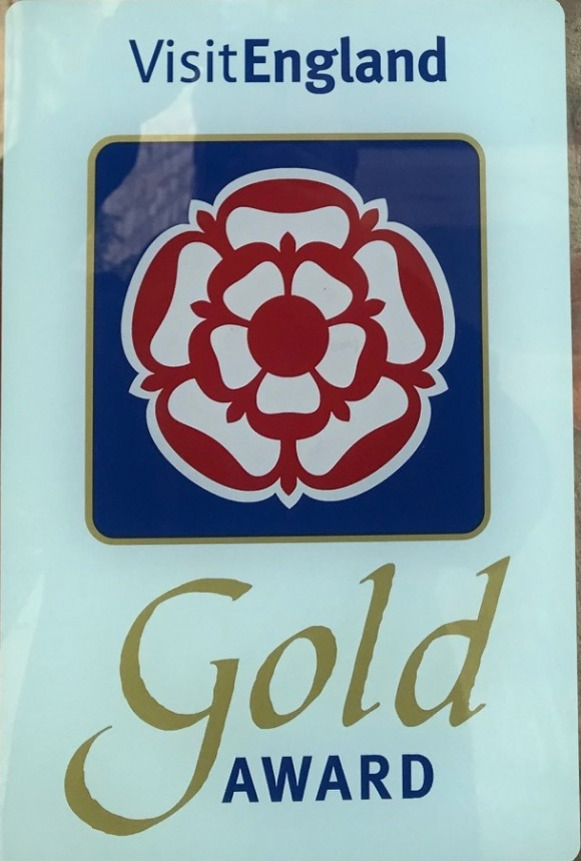 Visit England Gold Award Plaque