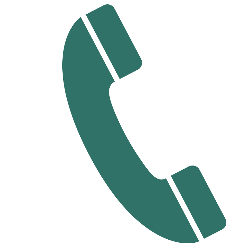 Green telephone handset symbol